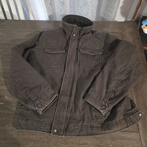 Levi's Dark Brown Sherpa Jacket